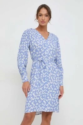 Zdjęcie produktu BOSS sukienka kolor niebieski mini prosta 50519003
