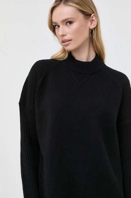 Zdjęcie produktu BOSS sweter wełniany damski kolor czarny