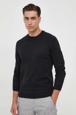 Zdjęcie produktu BOSS sweter z domieszką wełny kolor czarny