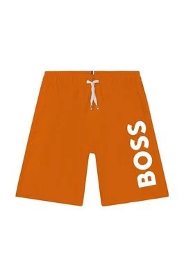 Zdjęcie produktu BOSS szorty kąpielowe dziecięce kolor pomarańczowy