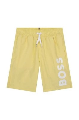 Zdjęcie produktu BOSS szorty kąpielowe dziecięce kolor żółty