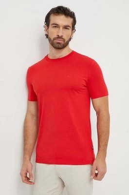 Zdjęcie produktu BOSS t-shirt bawełniany kolor czerwony 50468347