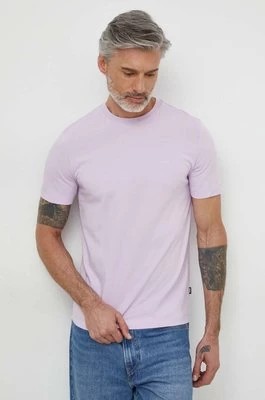 Zdjęcie produktu BOSS t-shirt bawełniany kolor fioletowy 50468347