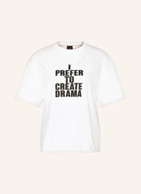 Zdjęcie produktu Boss T-Shirt Eboyfriend Z Ozdobnymi Kamykami weiss