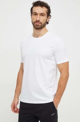 Zdjęcie produktu BOSS t-shirt męski kolor biały gładki