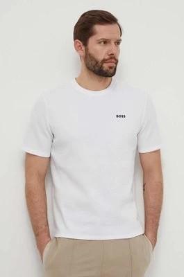 Zdjęcie produktu BOSS t-shirt męski kolor biały gładki 50480834