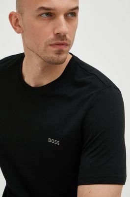 Zdjęcie produktu BOSS t-shirt piżamowy 50469550 męski kolor czarny z aplikacją 50469550