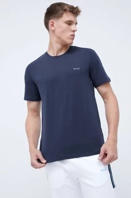 Zdjęcie produktu BOSS t-shirt piżamowy 50469550 męski kolor granatowy z aplikacją 50469550