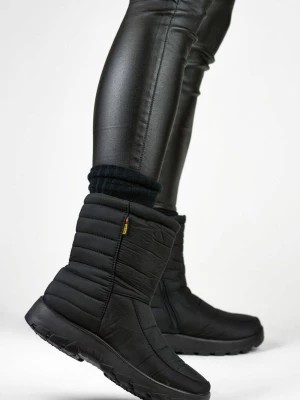 Zdjęcie produktu Botki śniegowce damskie komfortowe buty zimowe z suwakiem Merg