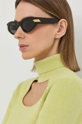 Zdjęcie produktu Bottega Veneta okulary przeciwsłoneczne damskie kolor czarny