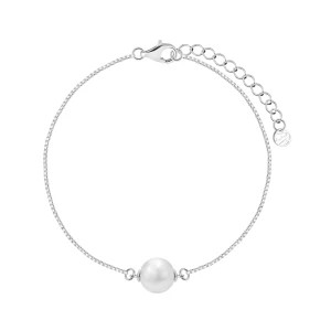 Zdjęcie produktu Bransoletka srebrna z perłą - Pearls Pearls - Biżuteria YES