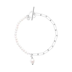 Zdjęcie produktu Bransoletka srebrna z perłami - Pearls Pearls - Biżuteria YES