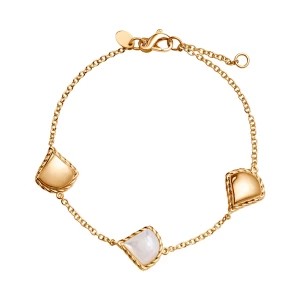 Zdjęcie produktu Bransoletka złota z masą perłową Biżuteria YES