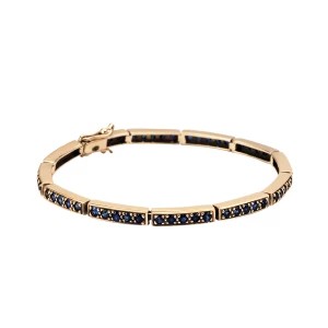 Zdjęcie produktu Bransoletka złota z szafirami - Kolekcja Wiktoriańska Wiktoriańska - Biżuteria YES