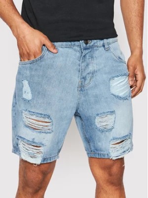 Zdjęcie produktu Brave Soul Szorty jeansowe MSRT-DUKE Niebieski Regular Fit