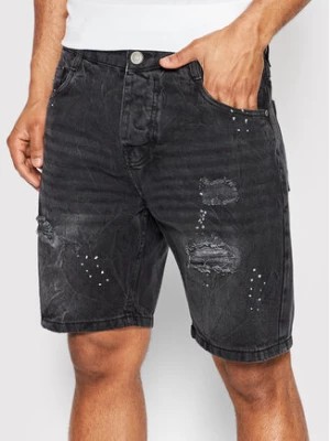 Zdjęcie produktu Brave Soul Szorty jeansowe MSRT-OREGON Czarny Skinny Fit