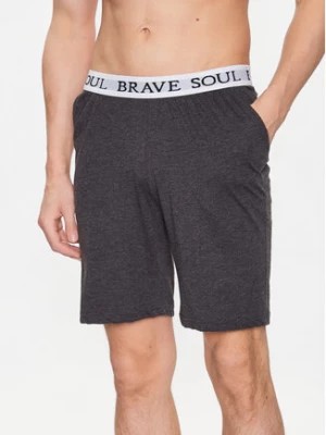Zdjęcie produktu Brave Soul Szorty piżamowe MLWB-149KEVCHL Szary Regular Fit