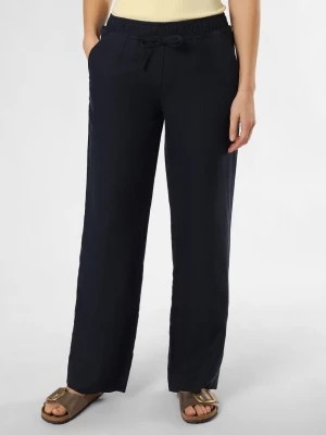 Zdjęcie produktu BRAX Damskie spodnie lniane Kobiety len niebieski jednolity,