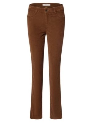 Zdjęcie produktu BRAX Spodnie Kobiety Bawełna brązowy jednolity,