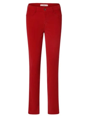 Zdjęcie produktu BRAX Spodnie Kobiety Bawełna czerwony jednolity,