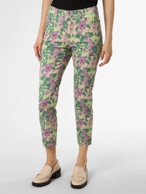 Zdjęcie produktu BRAX Spodnie - Mary S Kobiety Bawełna zielony|lila wzorzysty,