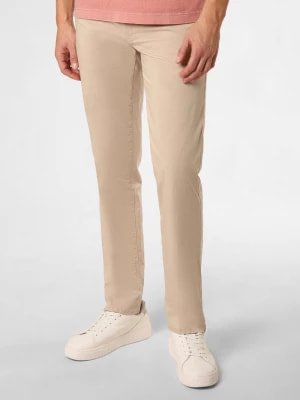 Zdjęcie produktu BRAX Spodnie Mężczyźni Bawełna beżowy jednolity,