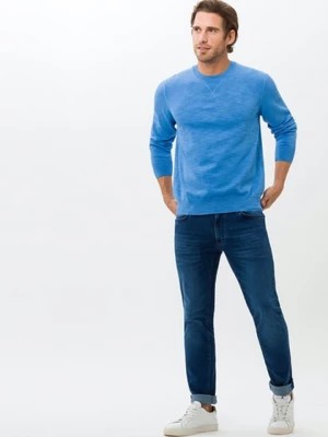Zdjęcie produktu BRAX Sweter "Rick" w kolorze niebieskim rozmiar: 54