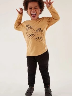 Zdjęcie produktu Brązowa bluzka z długim rękawem dla chłopca Up Baby