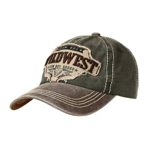 Zdjęcie produktu Brązowa czapka z daszkiem baseballówka vintage uniwersalna brązowy, beżowy Merg