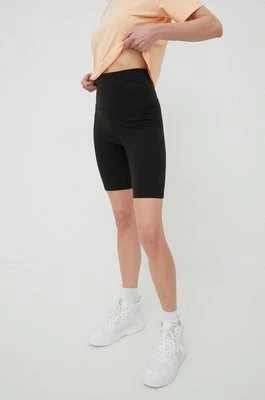 Zdjęcie produktu Brixton szorty damskie kolor czarny gładkie high waist