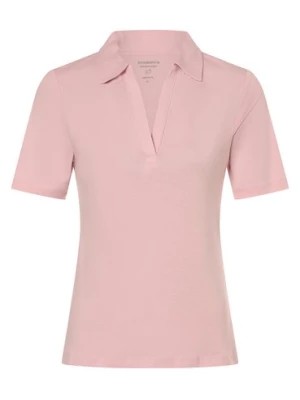 Zdjęcie produktu brookshire Damska koszulka polo Kobiety Dżersej różowy jednolity,