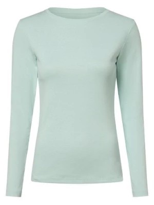 Zdjęcie produktu brookshire Damska koszulka z długim rękawem Kobiety Bawełna zielony jednolity,
