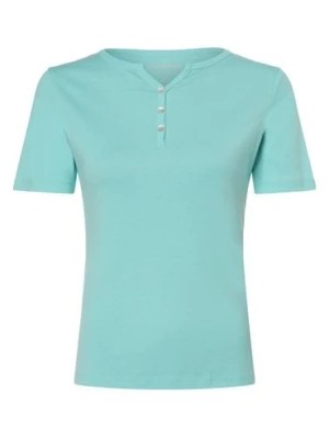 Zdjęcie produktu brookshire Koszulka damska Kobiety Bawełna niebieski|zielony jednolity,