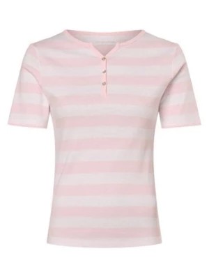 Zdjęcie produktu brookshire Koszulka damska Kobiety Bawełna różowy|biały w paski,