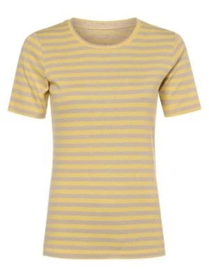 Zdjęcie produktu brookshire T-shirt damski Kobiety Bawełna beżowy|żółty w paski,