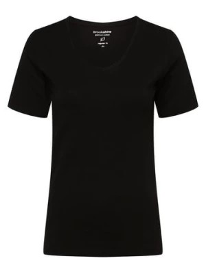 Zdjęcie produktu brookshire T-shirt damski Kobiety Bawełna czarny jednolity,