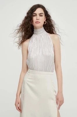 Zdjęcie produktu Bruuns Bazaar bluzka damska kolor srebrny gładka