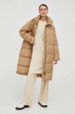 Zdjęcie produktu Bruuns Bazaar kurtka puchowa damska kolor beżowy zimowa