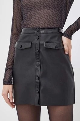 Zdjęcie produktu Bruuns Bazaar spódnica kolor czarny mini prosta