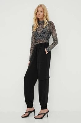 Zdjęcie produktu Bruuns Bazaar spodnie Brassica Cilla damskie kolor czarny proste high waist