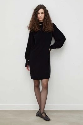 Zdjęcie produktu Bruuns Bazaar sukienka kolor czarny mini prosta