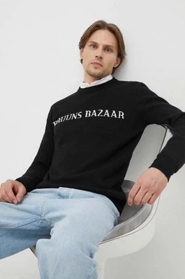 Zdjęcie produktu Bruuns Bazaar sweter Simon Nouveau męski kolor czarny lekki