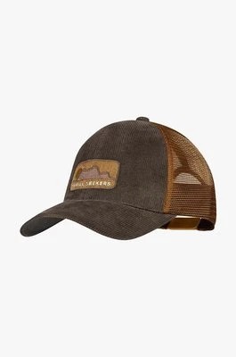 Zdjęcie produktu Buff czapka z daszkiem Explore kolor brązowy z aplikacją 133560