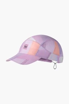 Zdjęcie produktu Buff czapka z daszkiem kolor fioletowy z nadrukiem