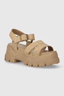 Zdjęcie produktu Buffalo sandały Aspha Ts Sandal damskie kolor beżowy na platformie 1602190.BEI
