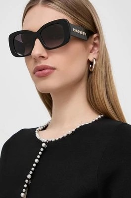 Zdjęcie produktu Burberry okulary przeciwsłoneczne damskie kolor czarny