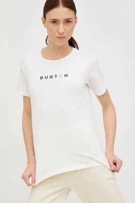 Zdjęcie produktu Burton t-shirt bawełniany kolor biały