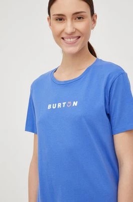 Zdjęcie produktu Burton t-shirt bawełniany kolor niebieski