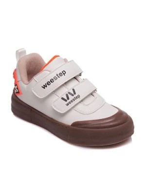 Zdjęcie produktu Buty tenisówki sportowe chłopięce na rzep Weestep białe