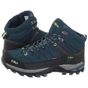 Zdjęcie produktu Buty Trekkingowe Rigel Mid Trekking Shoe Wp 3Q12947 08MF Blue Ink/Yellow Fluo (CM2-a) CMP